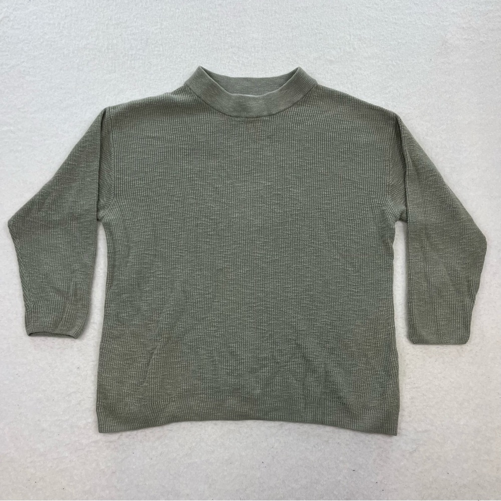 Free People Beach Light Green Knit Sweater Size Small